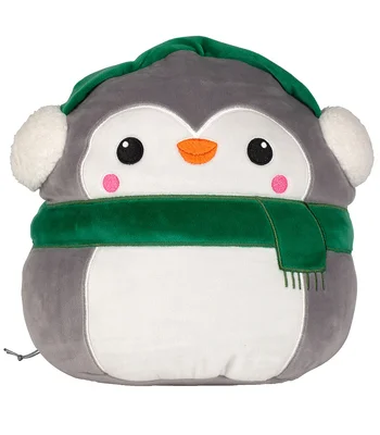Mumbles Mumbles Squidgy's in Grey/White Penguin