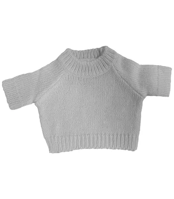 Mumbles Mumbles Teddy Jumper in White