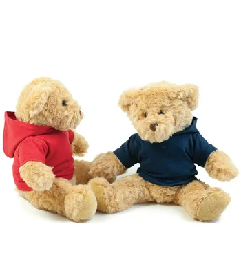 Mumbles Mumbles Teddy Hoodie in Navy