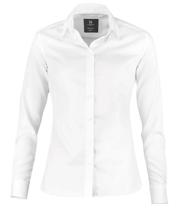 Nimbus Nimbus Wommes Portland super non-iron business shirt in White