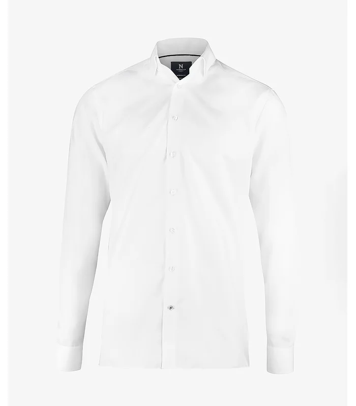 Nimbus Nimbus Portland modern fit super non-iron business shirt in White