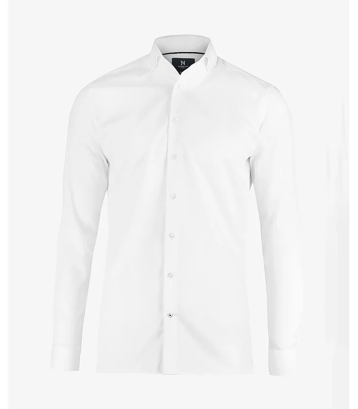 Nimbus Nimbus Portland slim fit super non-iron business shirt in White