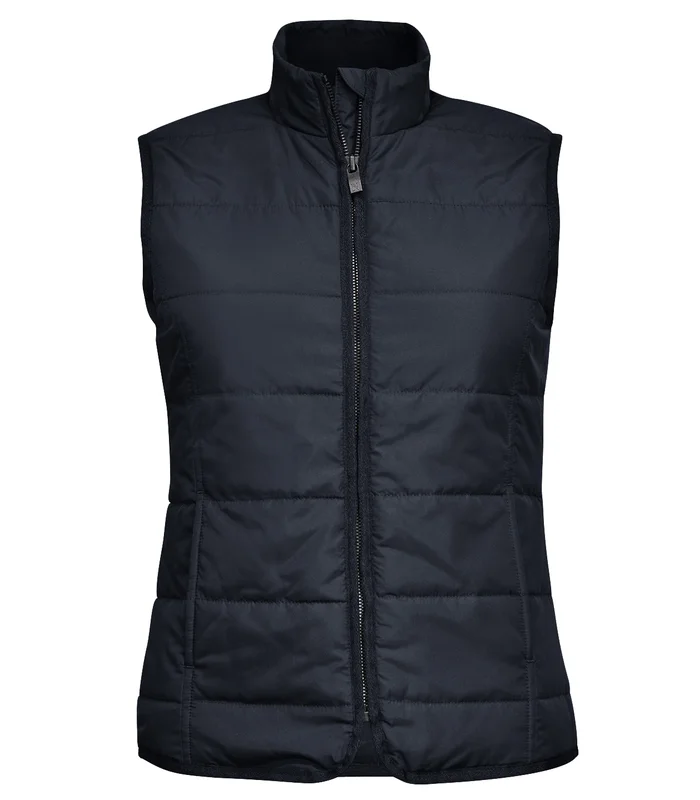 Nimbus Nimbus Womens Hudson horizontal quilted gilet in Dark Navy