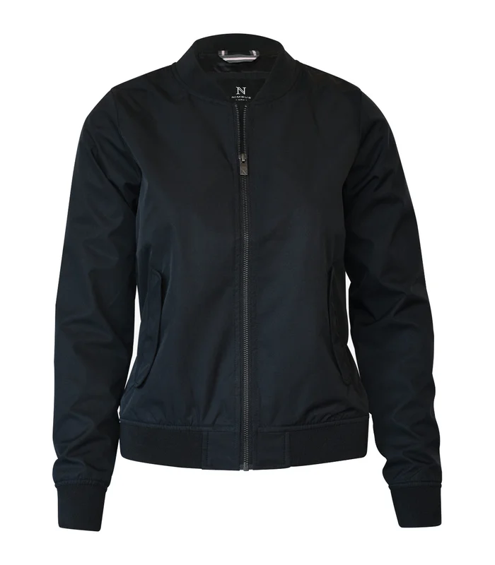 Nimbus Nimbus Womens Bleecker authentic bomber jacket in Dark Navy