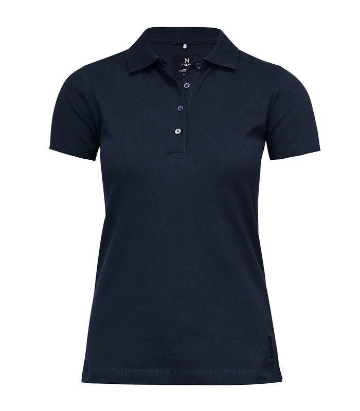 Nimbus Nimbus Womens Harvard classic stretch deluxe polo in Navy