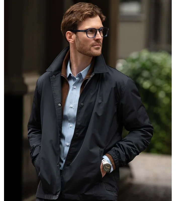 Nimbus Nimbus Independence unisex  classic coach jacket in Navy