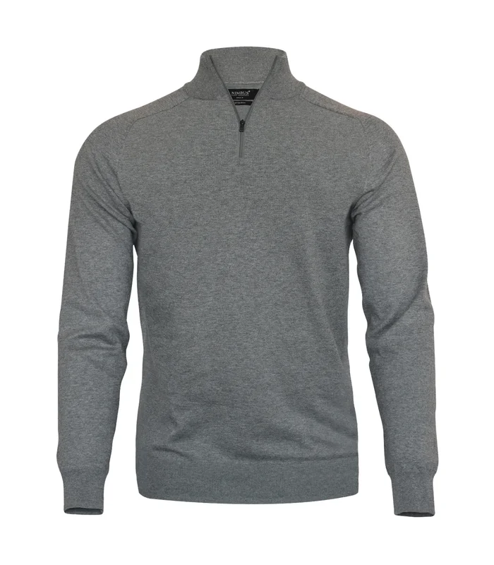 Nimbus Nimbus Brighton 1/4-zip in Grey Melange