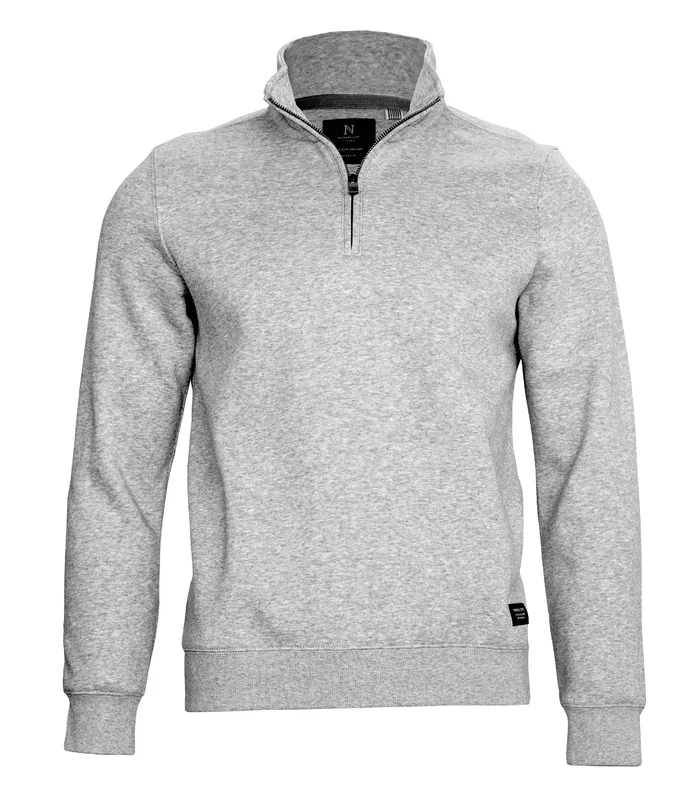 Nimbus Nimbus Glendale unisex 1/4-zip sweatshirt in Grey Melange