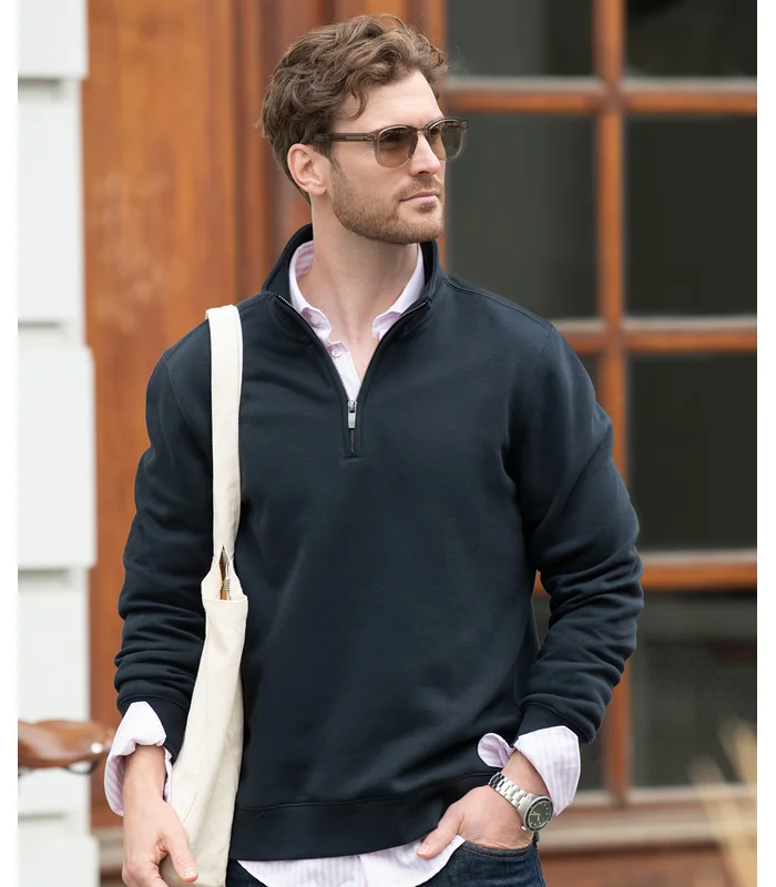 Nimbus Nimbus Glendale unisex 1/4-zip sweatshirt in Black