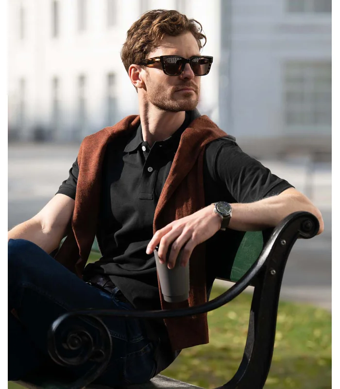 Nimbus Nimbus Yale the luxurious classic polo in Black