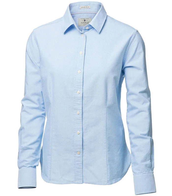 Nimbus Nimbus Womens Rochester classic Oxford shirt in Light Blue