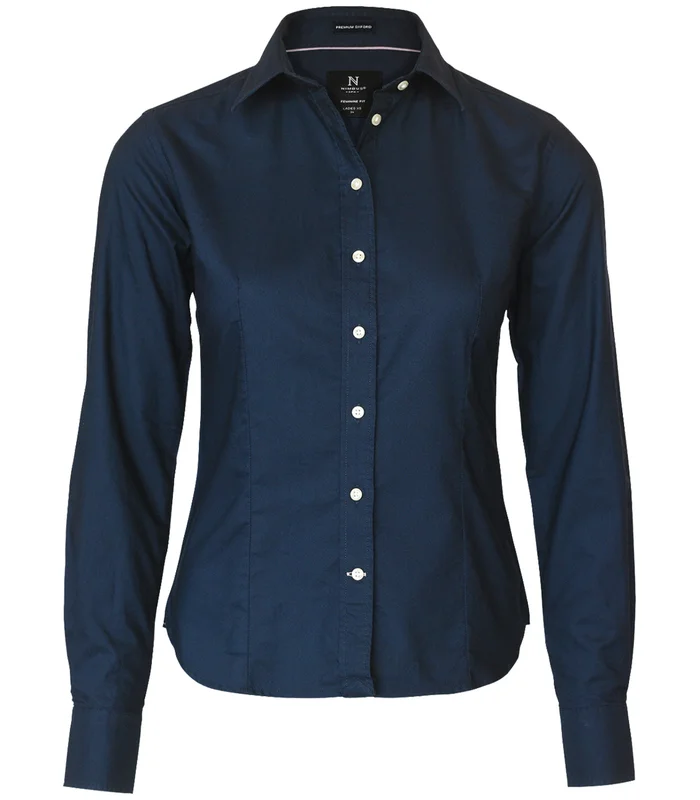 Nimbus Nimbus Womens Rochester classic Oxford shirt in Ocean Blue