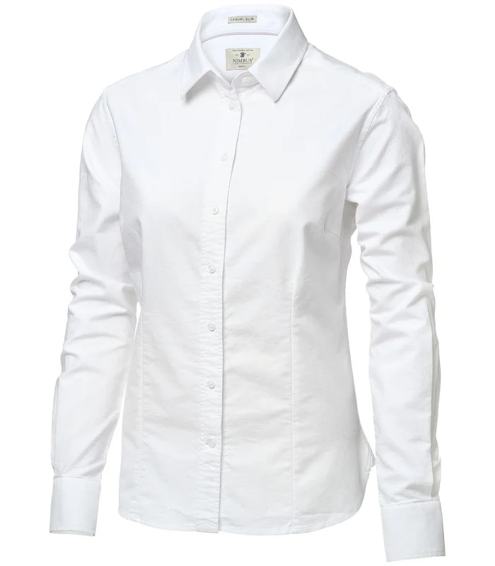 Nimbus Nimbus Womens Rochester classic Oxford shirt in White