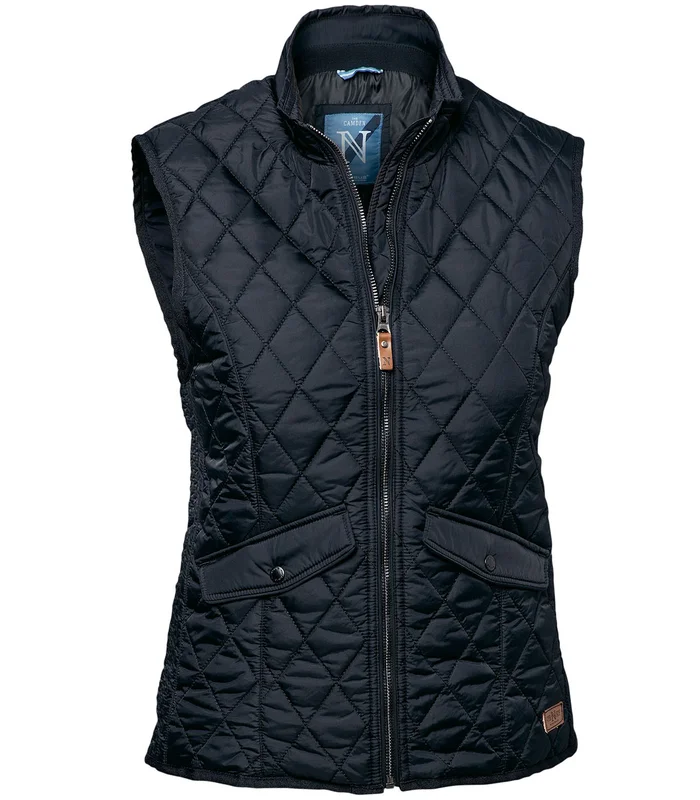 Nimbus Nimbus Womens Camden diamond quilted gilet in Midnight Blue