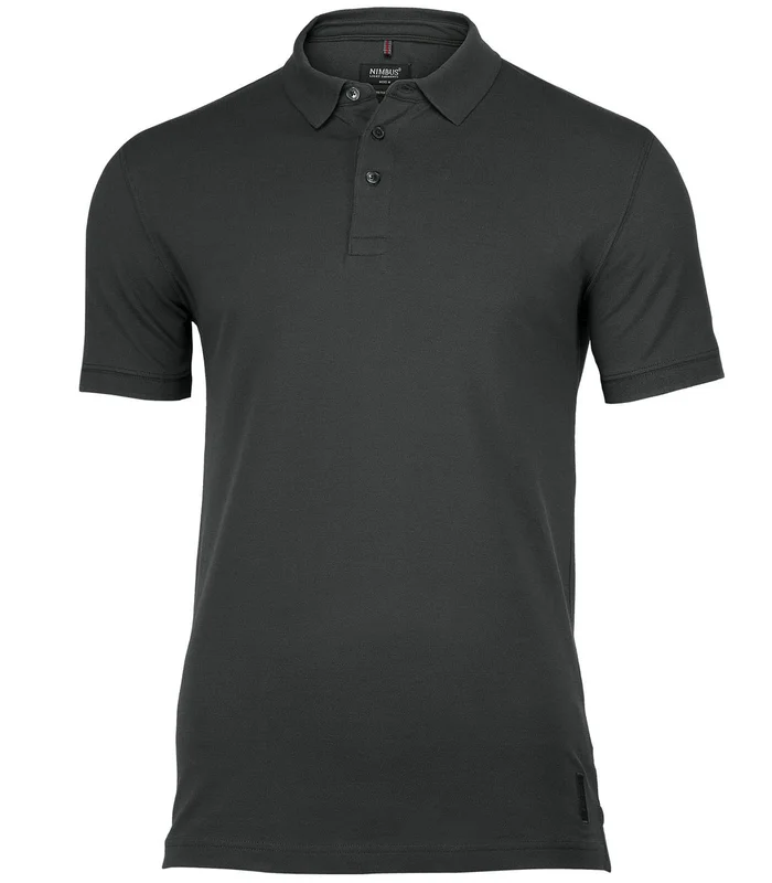 Nimbus Nimbus Harvard classic  stretch deluxe polo in Charcoal
