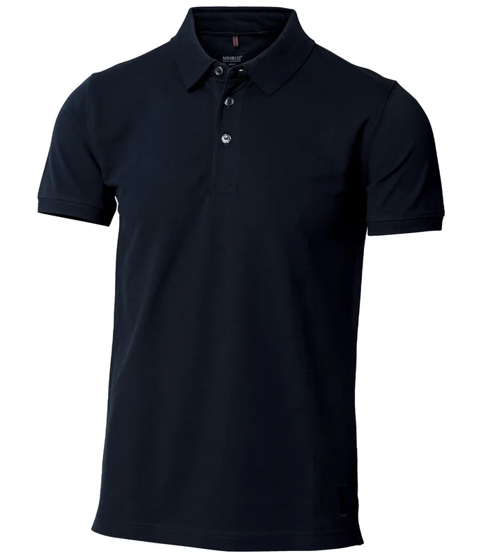 Nimbus Nimbus Harvard classic  stretch deluxe polo in Dark Navy