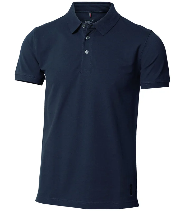 Nimbus Nimbus Harvard classic  stretch deluxe polo in Navy