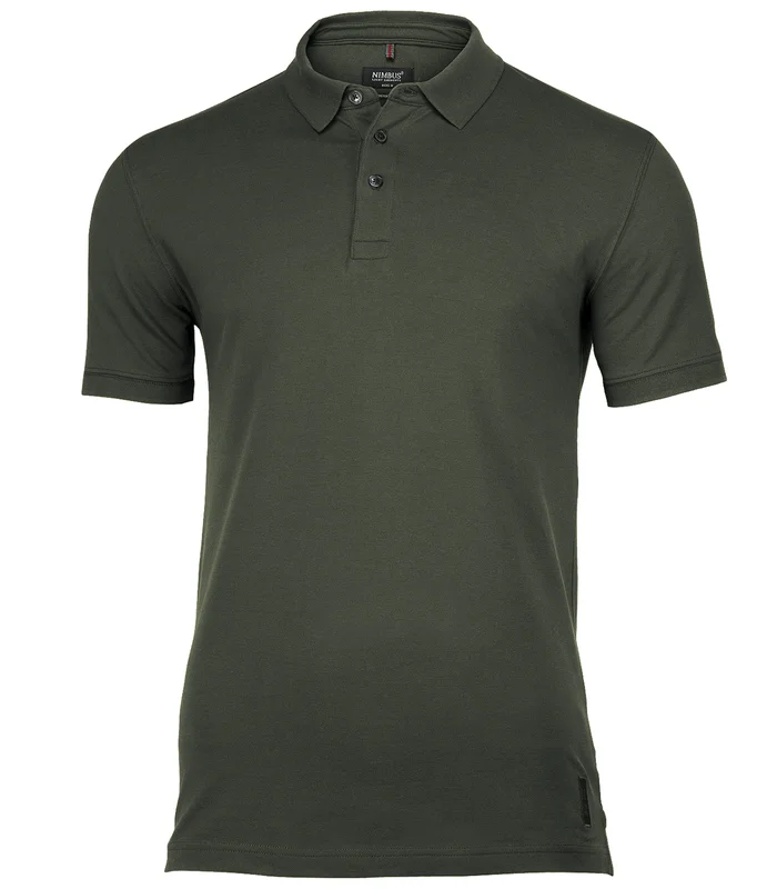 Nimbus Nimbus Harvard classic  stretch deluxe polo in Olive