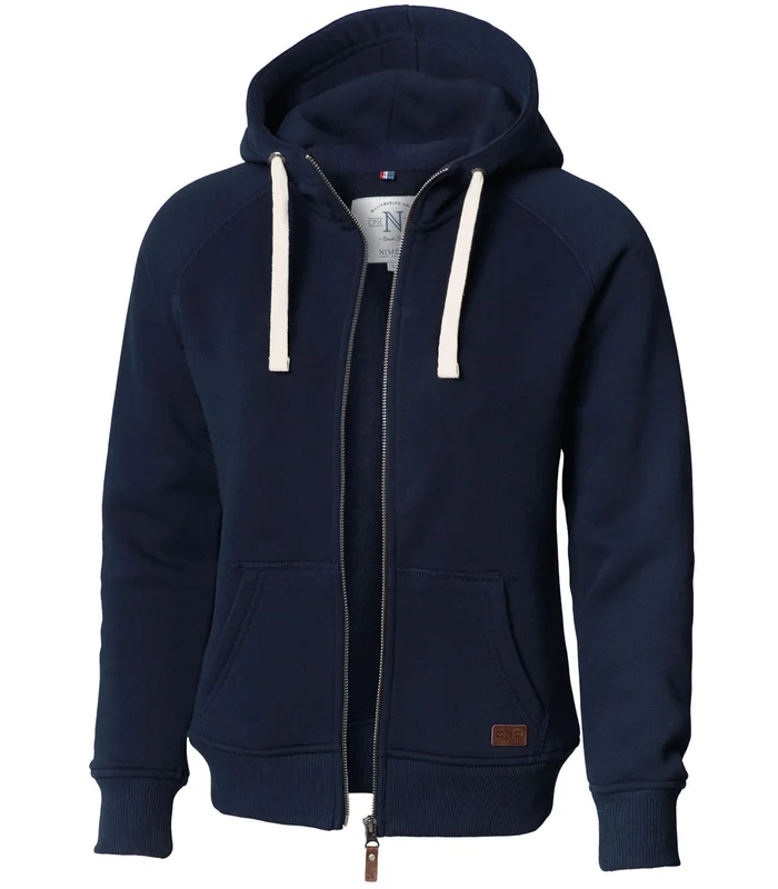 Nimbus Nimbus Womens Williamsburg fashionable hooded sweatshirt in Navy