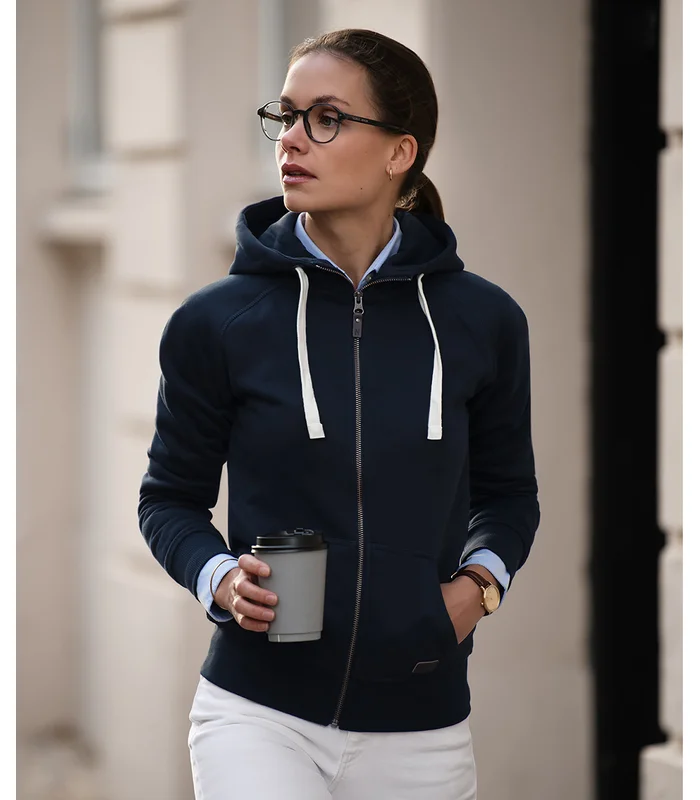 Nimbus Nimbus Womens Williamsburg fashionable hooded sweatshirt in Black