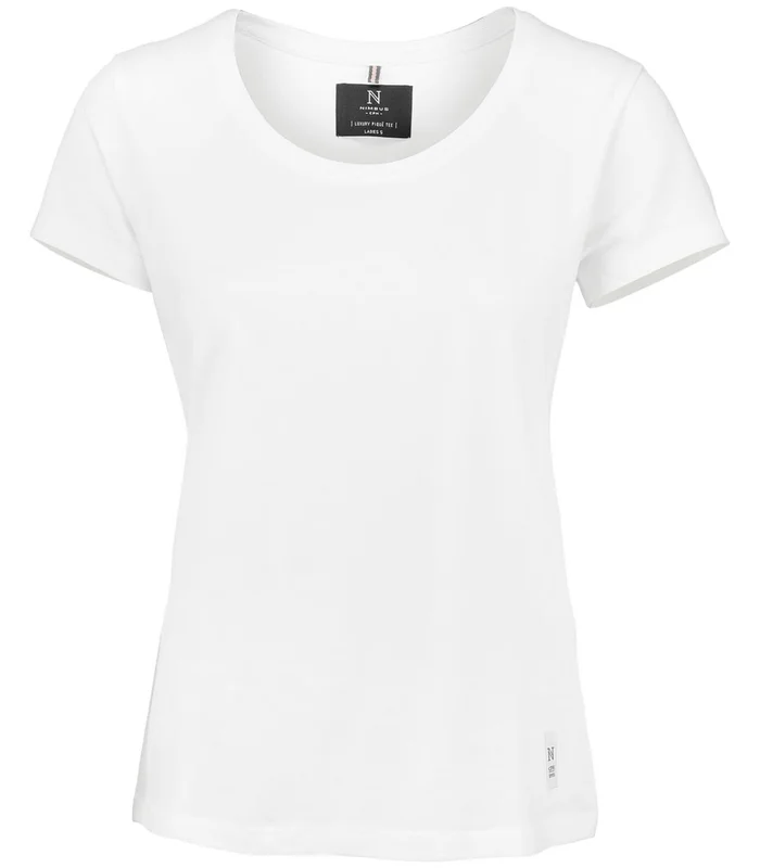 Nimbus Nimbus Womens Danbury the piqué tee in White