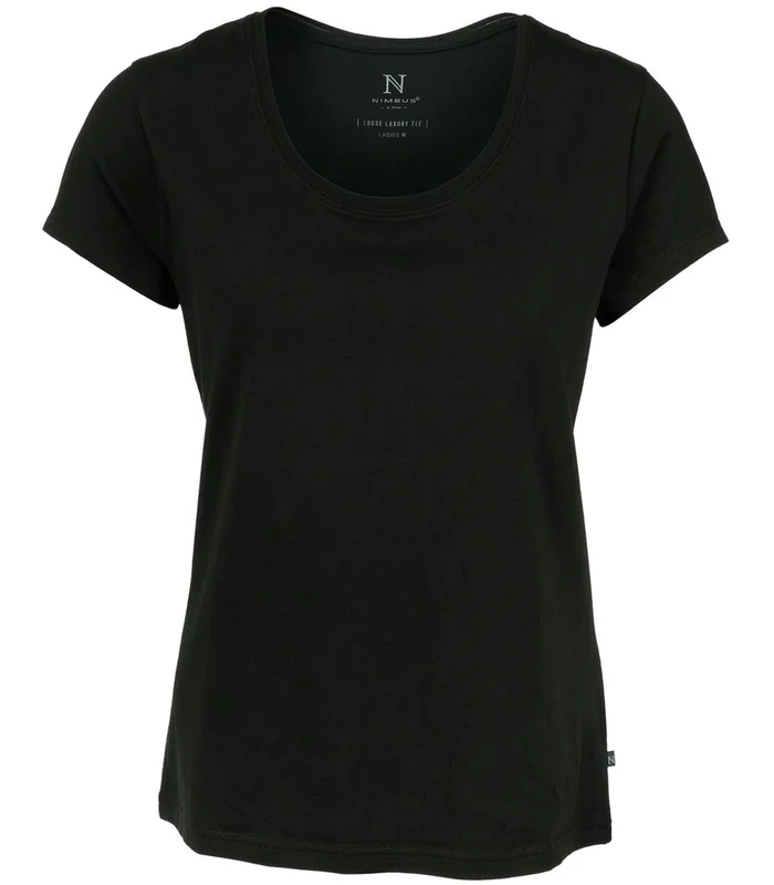 Nimbus Nimbus Womens Montauk the essential tee in Black