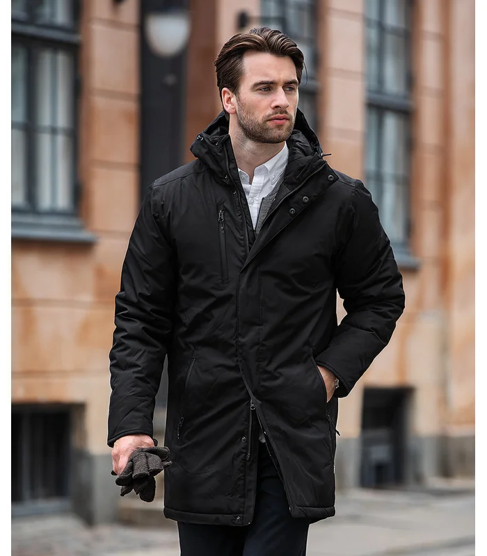 Nimbus Nimbus Mapleton urban tech parka jacket in Black