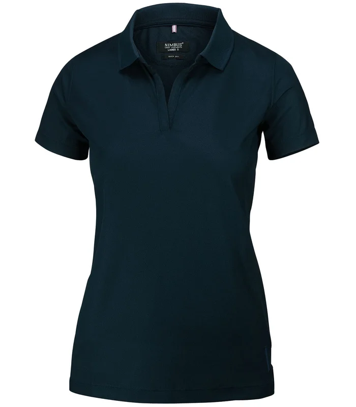 Nimbus Nimbus Womens Clearwater quick-dry performance polo in Navy