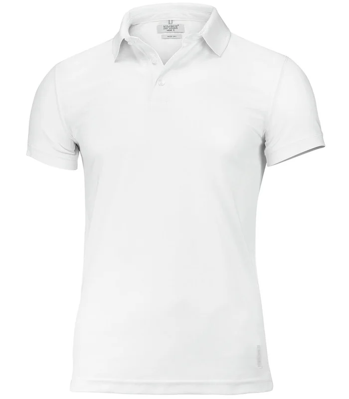 Nimbus Nimbus Clearwater quick-dry performance polo in White