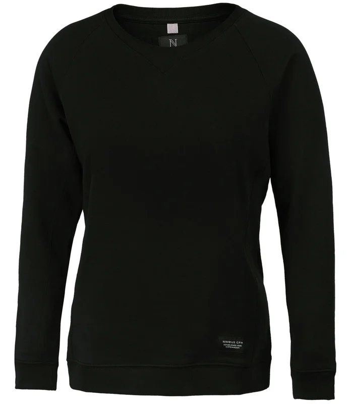 Nimbus Nimbus Womens Newport luxury lightweight crewneck in Black