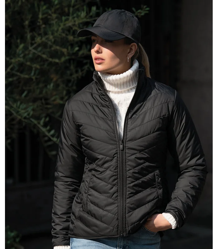 Nimbus Nimbus Womens Kendrick fashionable quilted jacket in Charcoal