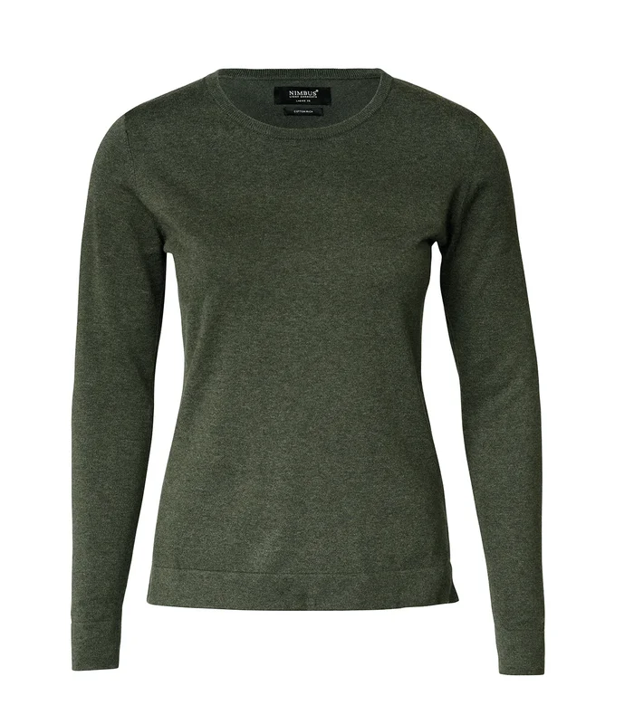 Nimbus Nimbus Womens Brighton  elegant round neck in Olive Melange