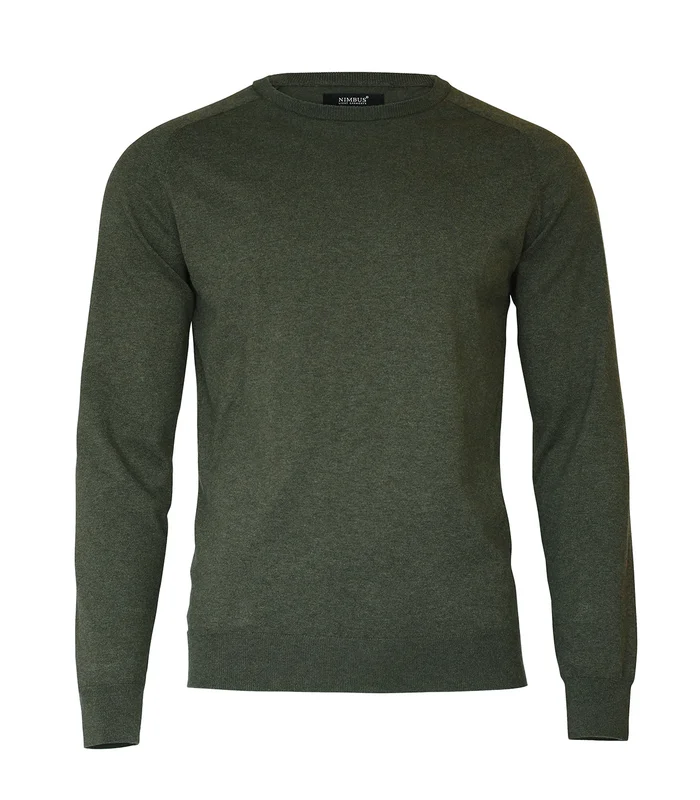 Nimbus Nimbus Brighton elegant round neck in Olive Melange