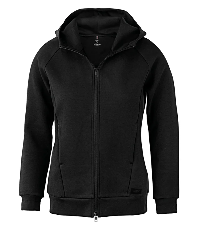 Nimbus Nimbus Womens Hampton premium double-faced hoodie in Black