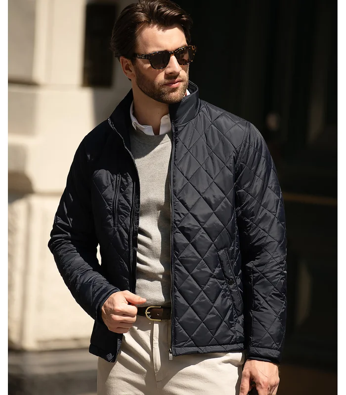 Nimbus Nimbus Henderson  stylish diamond quilted jacket in Midnight Blue