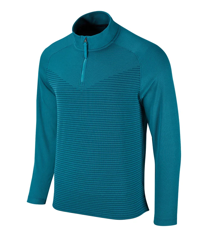 Nike Nike Nike Vapor half-zip top in Bright Spruce/Obsidian/Black