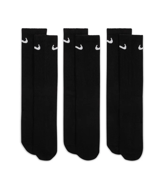 Nike Nike Nike everyday crew socks (3 pairs) in Black/White