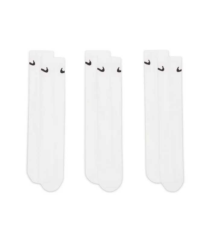 Nike Nike Nike everyday crew socks (3 pairs) in White/Black