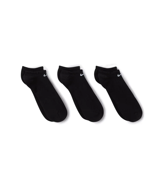 Nike Nike Nike everyday cushioned no show socks (3 pairs) in Black