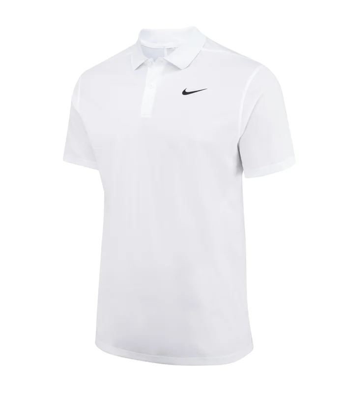 Nike Nike Nike Dri-FIT victory solid polo in White/Black