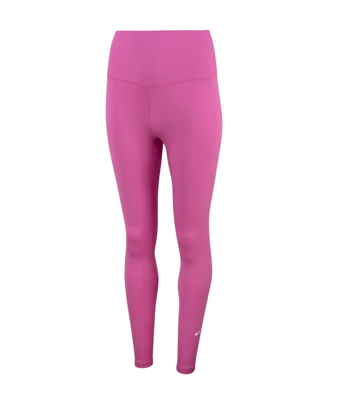 Nike Nike Womens Nike One Dri-FIT high-rise leggings in Cosmic Fuchsia/White