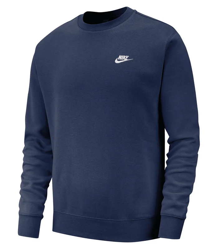Nike Nike Nike Club crew in Midnight Navy/White