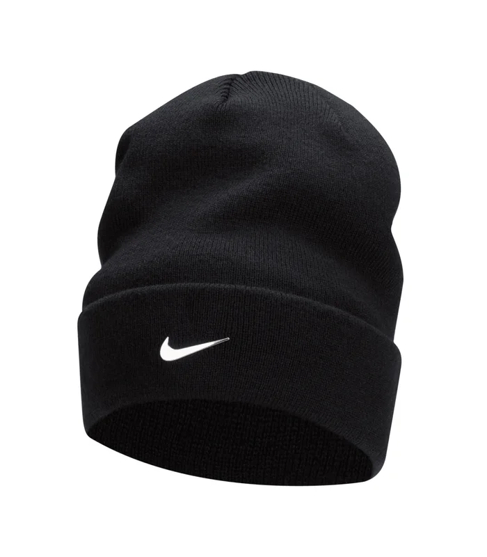 Nike Nike Nike Peak beanie in Black/Metallic Silver