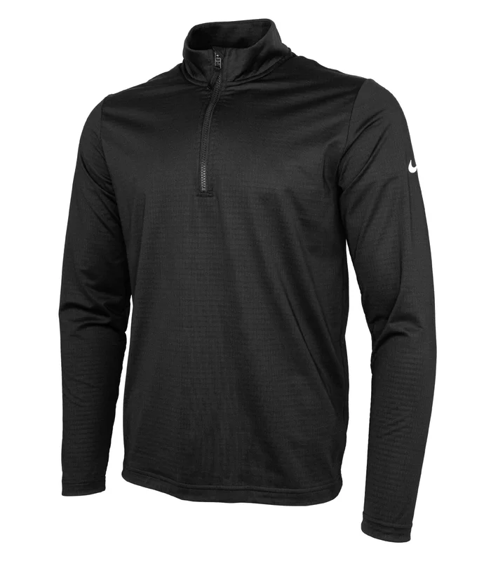 Nike Nike Nike Dri-FIT Victory half-zip top in Black/White