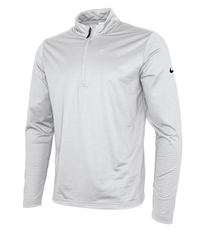 Nike Nike Nike Dri-FIT Victory half-zip top in Wolf Grey/Black