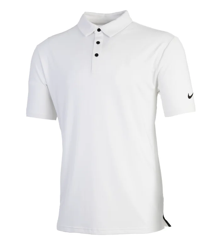 Nike Nike Nike Dri-FIT Tour solid polo in White/Black