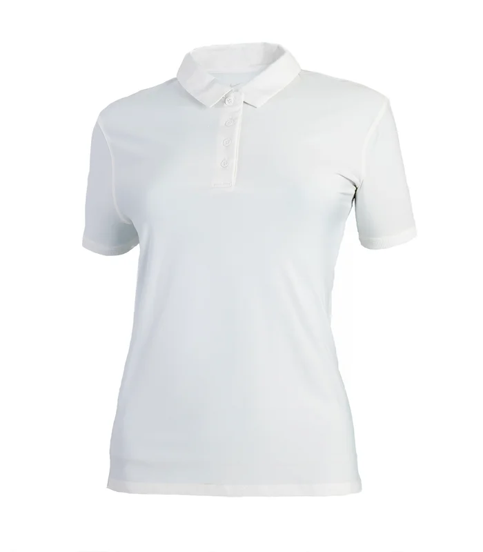 Nike Nike Womens Nike Dri-FIT Victory short sleeve polo in White/Black