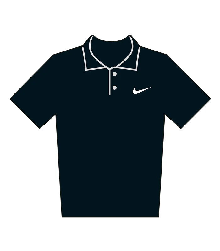 Nike Nike Velocity solid polo in Black/White