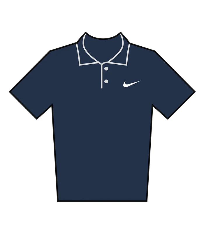Nike Nike Velocity solid polo in College Navy/White