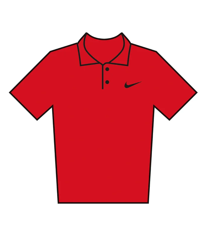 Nike Nike Velocity solid polo in Gym Red/Black
